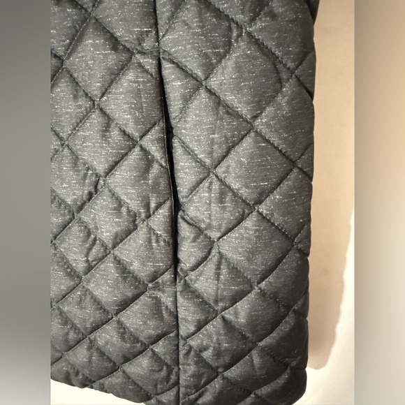 Banana Republic Factory Women Quilted Vest Heather Charcoal Gray Size Small - Picture 6 of 8